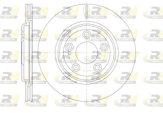 ROADHOUSE Тормозной диск 6837.10