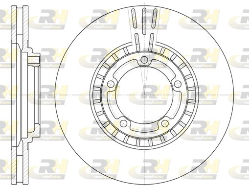 ROADHOUSE Тормозной диск 6884.10
