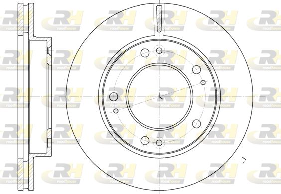 ROADHOUSE Тормозной диск 6893.10