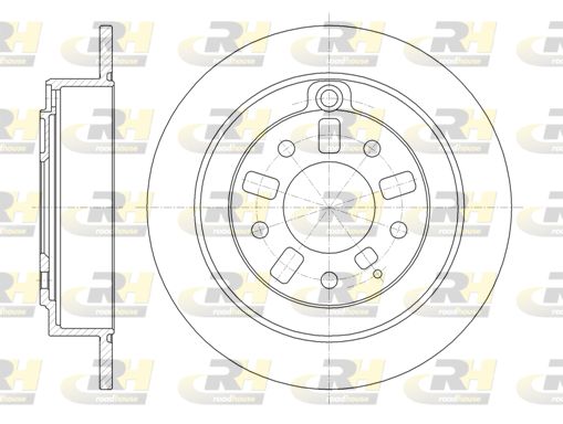 ROADHOUSE Тормозной диск 6923.00