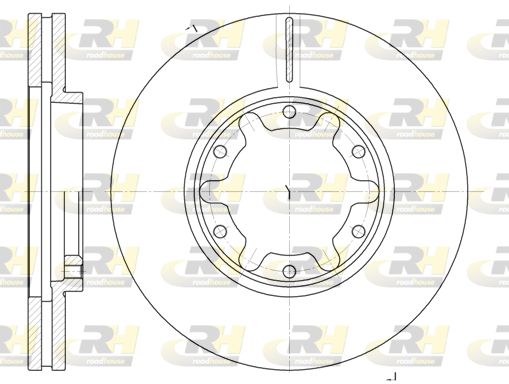 ROADHOUSE Тормозной диск 6925.10