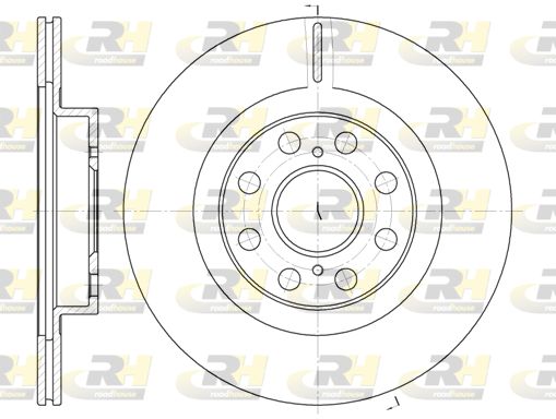 ROADHOUSE stabdžių diskas 6961.10