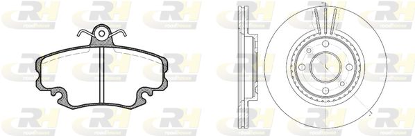 ROADHOUSE Комплект тормозов, дисковый тормозной механизм 8141.06