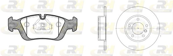 ROADHOUSE Комплект тормозов, дисковый тормозной механизм 8384.00