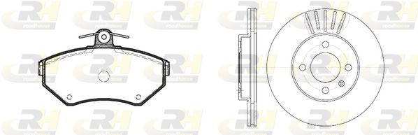 ROADHOUSE stabdžių rinkinys, diskiniai stabdžiai 8631.01