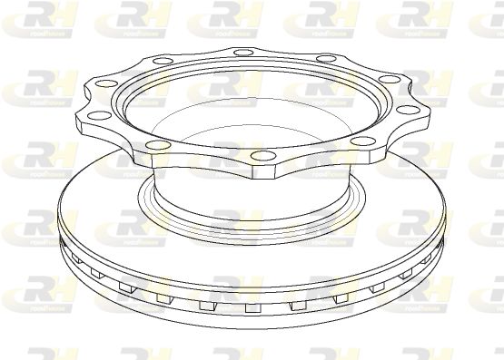 ROADHOUSE stabdžių diskas NSX1078.20