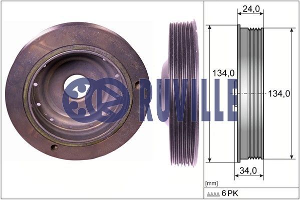 RUVILLE skriemulys, alkūninis velenas 515510