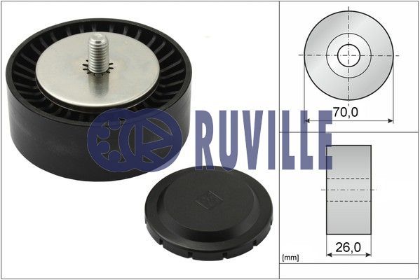 RUVILLE kreipiantysis skriemulys, V formos rumbuotas dirža 55065