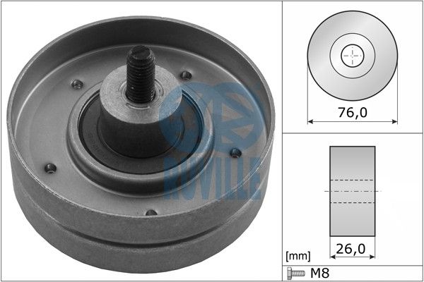 RUVILLE kreipiantysis skriemulys, V formos rumbuotas dirža 55223