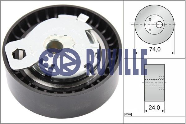 RUVILLE Натяжной ролик, ремень ГРМ 55239