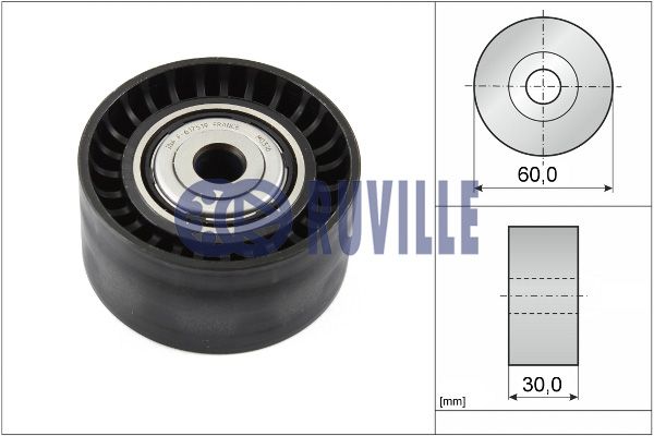 RUVILLE kreipiantysis skriemulys, V formos rumbuotas dirža 55619