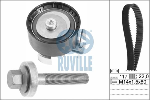 RUVILLE Комплект ремня ГРМ 5711870