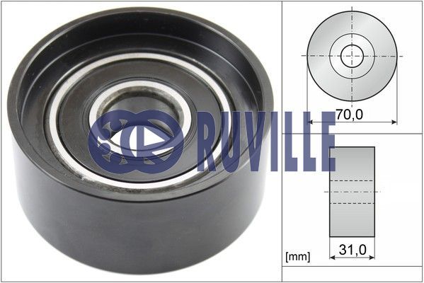 RUVILLE Паразитный / ведущий ролик, поликлиновой ремень 57438