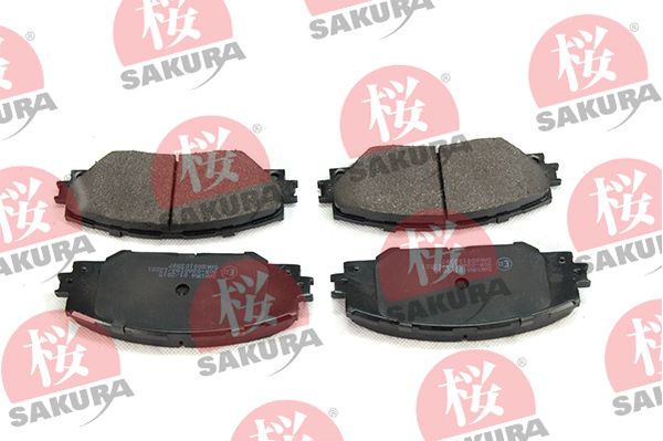 SAKURA Комплект тормозных колодок, дисковый тормоз 600-10-3997