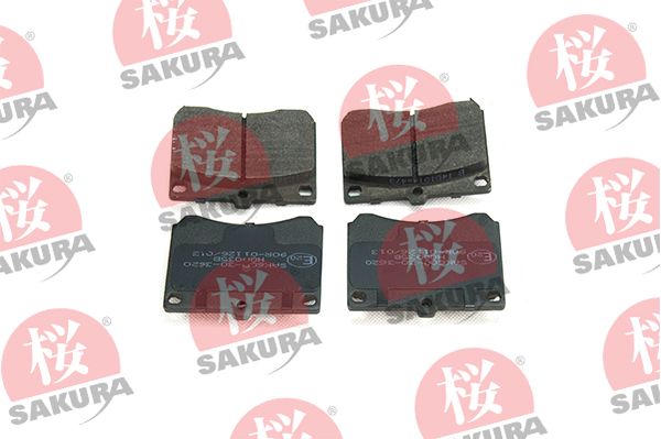 SAKURA Комплект тормозных колодок, дисковый тормоз 600-30-3620
