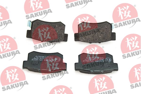 SAKURA Комплект тормозных колодок, дисковый тормоз 601-40-6670