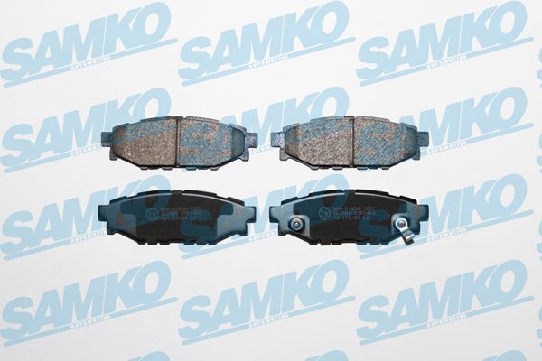 SAMKO Комплект тормозных колодок, дисковый тормоз 5SP1408