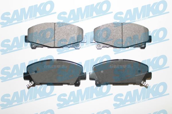 SAMKO Комплект тормозных колодок, дисковый тормоз 5SP1607