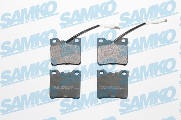 SAMKO Комплект тормозных колодок, дисковый тормоз 5SP623