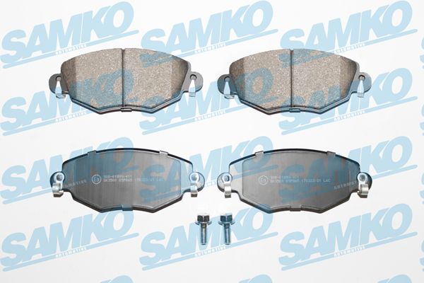 SAMKO Комплект тормозных колодок, дисковый тормоз 5SP865