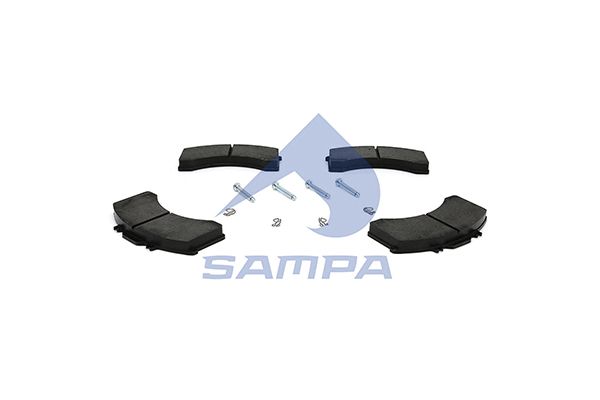 SAMPA Комплект тормозных колодок, дисковый тормоз 096.600