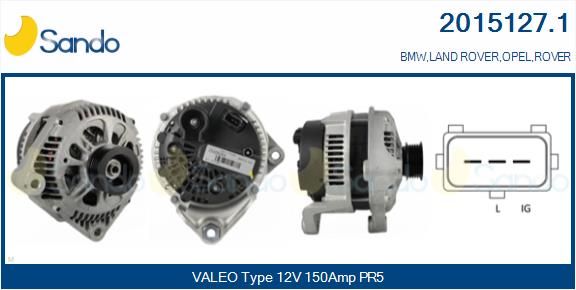 SANDO kintamosios srovės generatorius 2015127.1