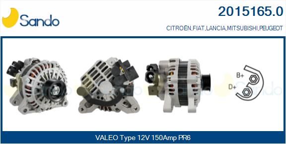 SANDO kintamosios srovės generatorius 2015165.0