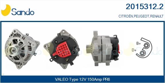 SANDO kintamosios srovės generatorius 2015312.2