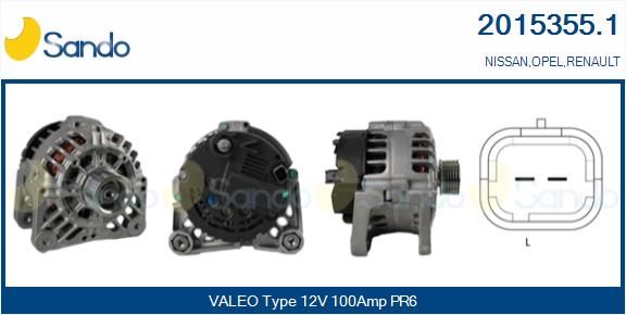 SANDO kintamosios srovės generatorius 2015355.1