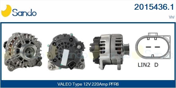SANDO kintamosios srovės generatorius 2015436.1