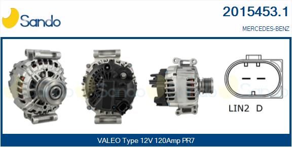 SANDO kintamosios srovės generatorius 2015453.1