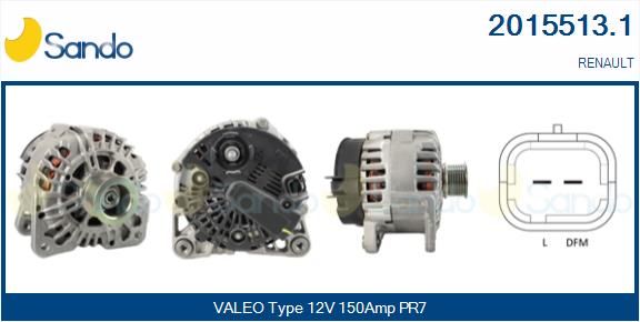 SANDO kintamosios srovės generatorius 2015513.1