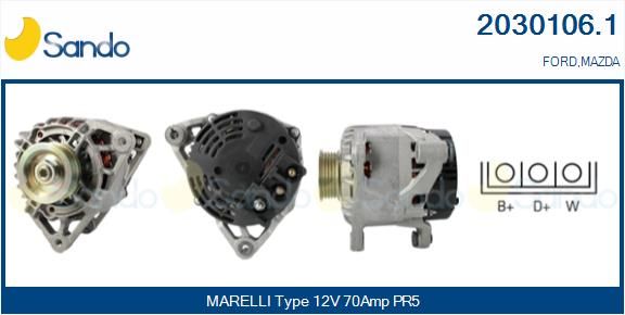 SANDO kintamosios srovės generatorius 2030106.1