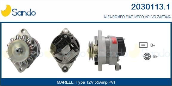 SANDO kintamosios srovės generatorius 2030113.1