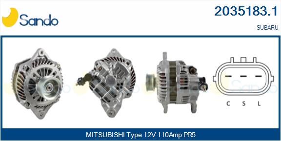 SANDO kintamosios srovės generatorius 2035183.1
