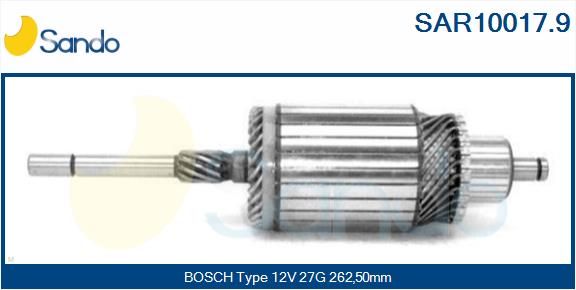 SANDO Якорь, стартер SAR10017.9