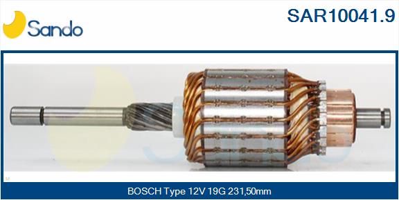 SANDO Якорь, стартер SAR10041.9