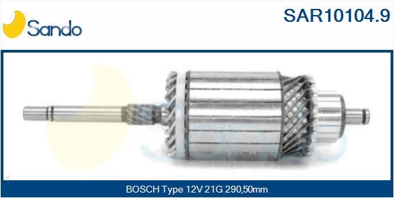 SANDO Якорь, стартер SAR10104.9
