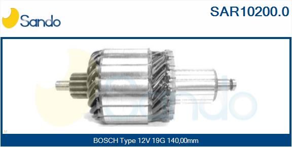 SANDO Якорь, стартер SAR10200.0
