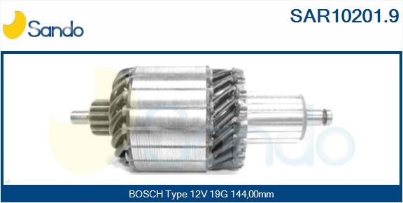 SANDO Якорь, стартер SAR10201.9