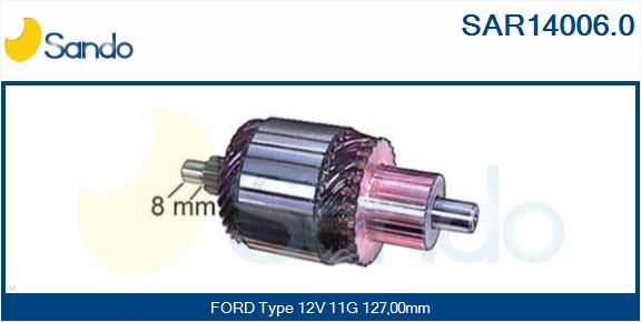 SANDO Якорь, стартер SAR14006.0