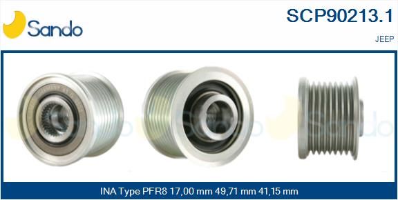SANDO Ременный шкив, генератор SCP90213.1