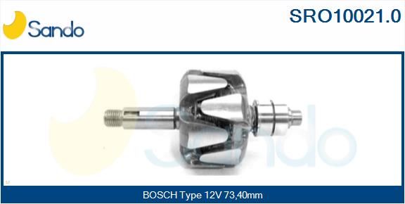 SANDO rotorius, kintamosios srovės generatorius SRO10021.0