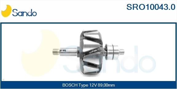 SANDO rotorius, kintamosios srovės generatorius SRO10043.0