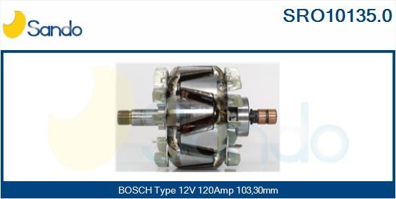 SANDO rotorius, kintamosios srovės generatorius SRO10135.0