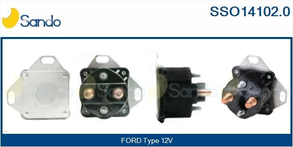 SANDO solenoidinis jungiklis, starteris SSO14102.0