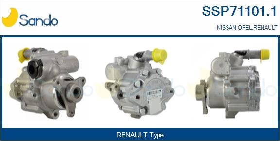 SANDO Гидравлический насос, рулевое управление SSP71101.1