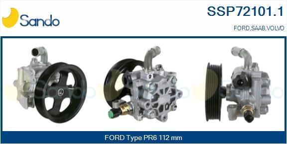 SANDO Гидравлический насос, рулевое управление SSP72101.1