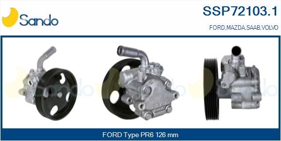 SANDO Гидравлический насос, рулевое управление SSP72103.1