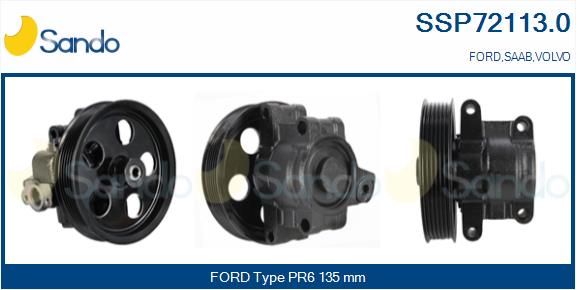 SANDO Гидравлический насос, рулевое управление SSP72113.0